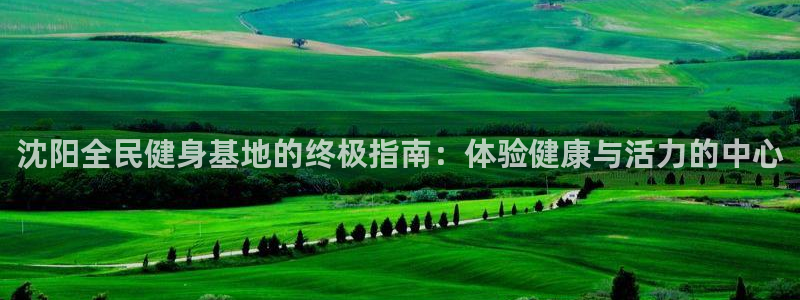 尊龙凯时 - 人生就是搏手机登录：沈阳全民健身基地的终极指南