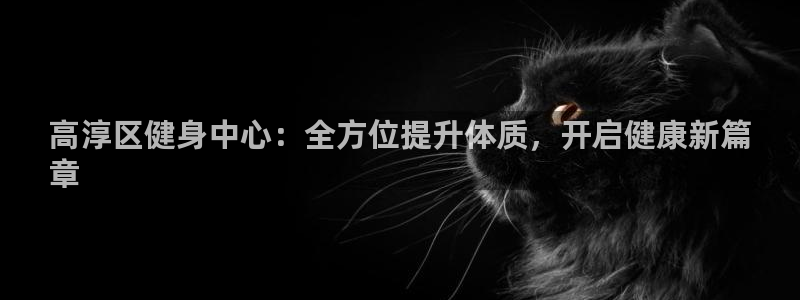 尊龙凯时app安装：高淳区健身中心：全方位提升体质，开启