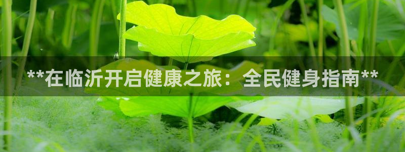 尊龙凯时老板是谁：**在临沂开启健康之旅：全民健身指南*